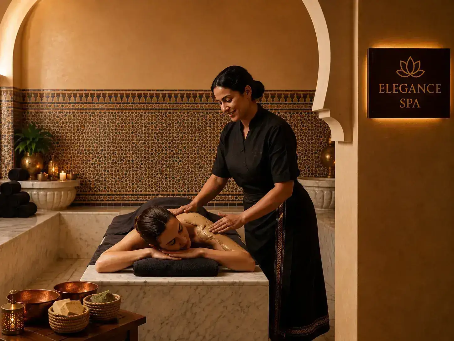 Elegance spa morrocan bath